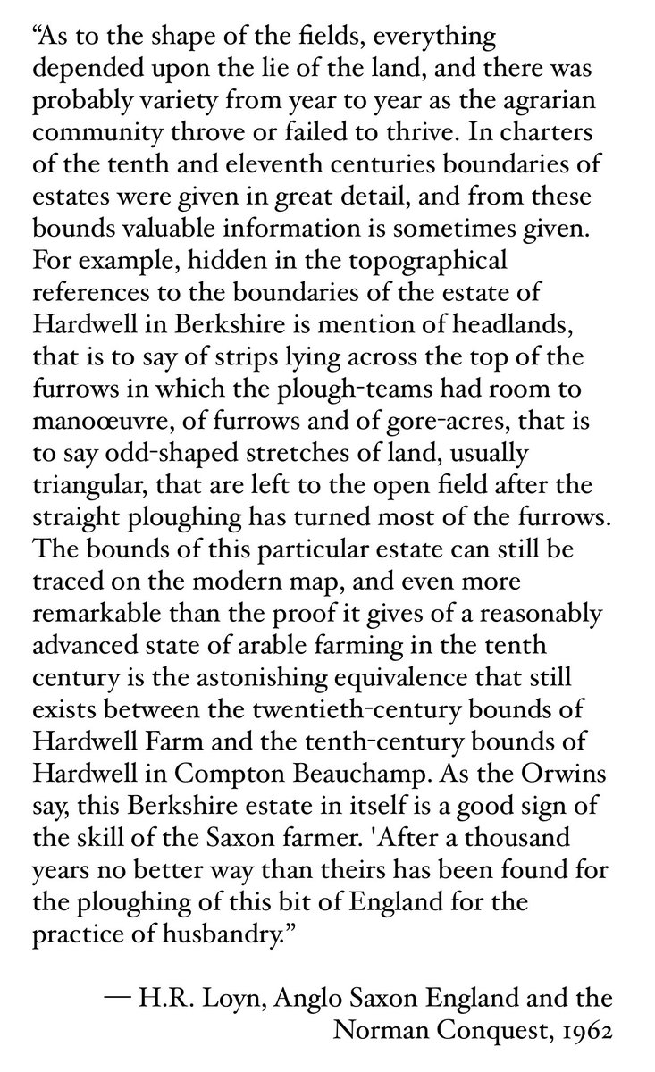 wrathofgnon's tweet image. “‘After a thousand years no better way than theirs has been found for the ploughing of this bit of England for the practice of husbandry.’”
— H.R. Loyn, Anglo Saxon England and the Norman Conquest, 1962
