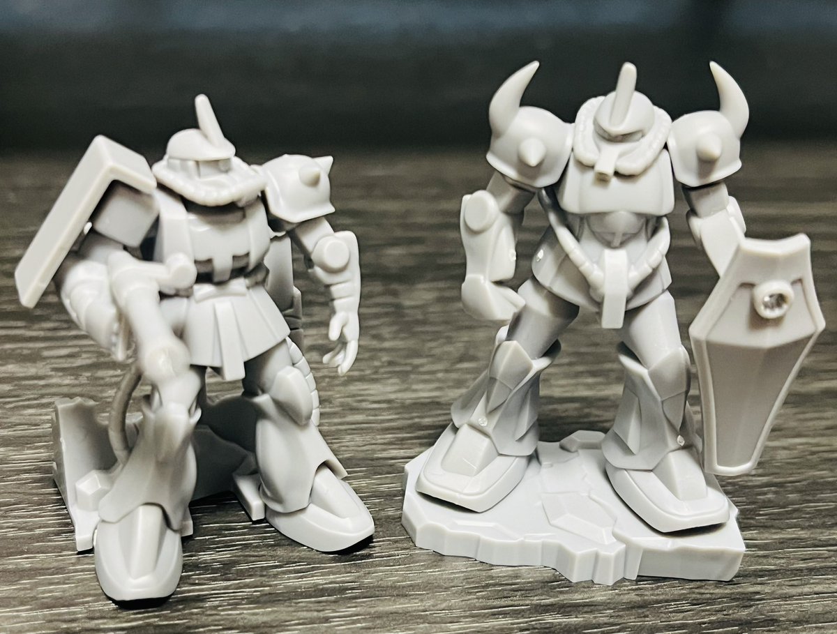 今日の当たりはシャアザク！既に持ってたのでもう1個開けてみてグフ！🍫🥚
ザクとは違うのだよと言わんばかりのタイミングで出てきおって……！
半分くらいまで来たけどなかなか出ない！そろそろ近所の在庫も危ないぞ…？！
10(3)/19