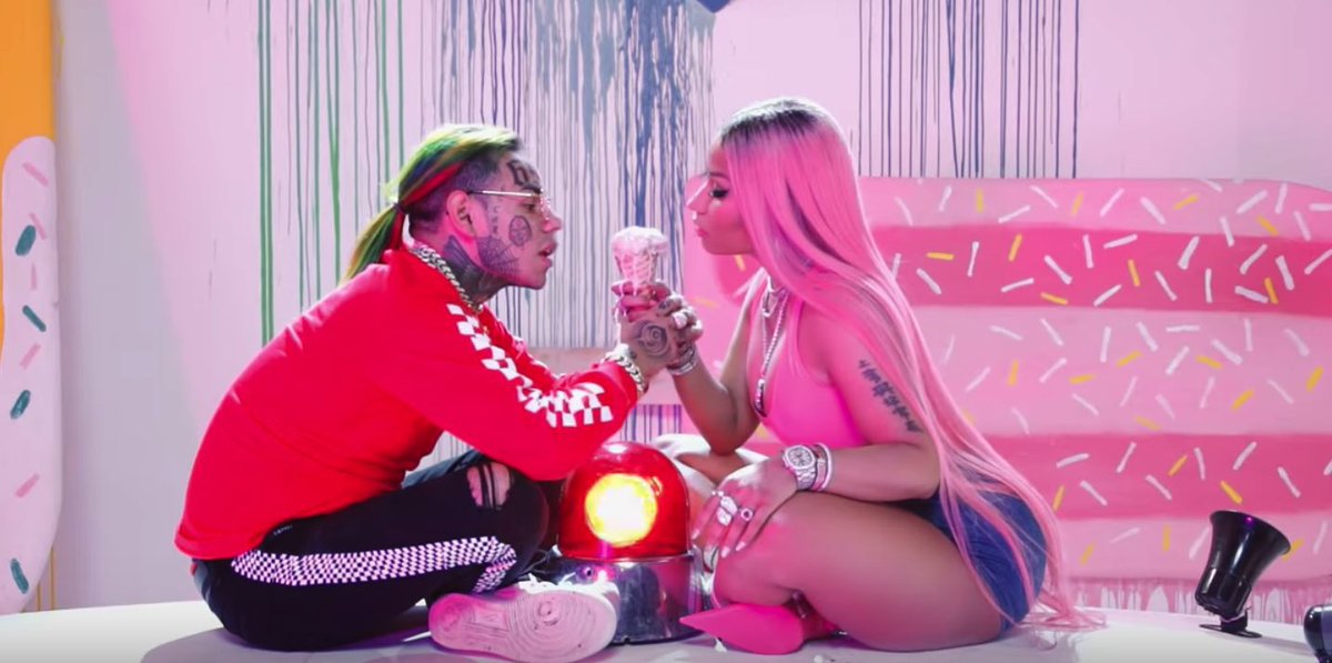PopBase's tweet image. 7 years ago today, 6ix9ine released ‘FEFE’ featuring Nicki Minaj & Murda Beatz.
