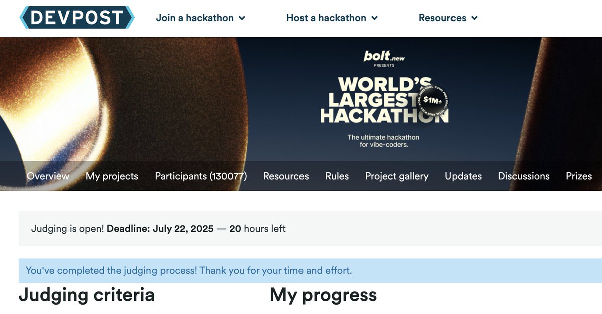 thorwebdev's tweet image. Just finished judging my share of projects for the Voice AI Challenge of the @boltdotnew World's Largest Hackathon, and I have to say, damn, y'all didn't make it easy! Congrats everyone for building such awesome projects! 🔥