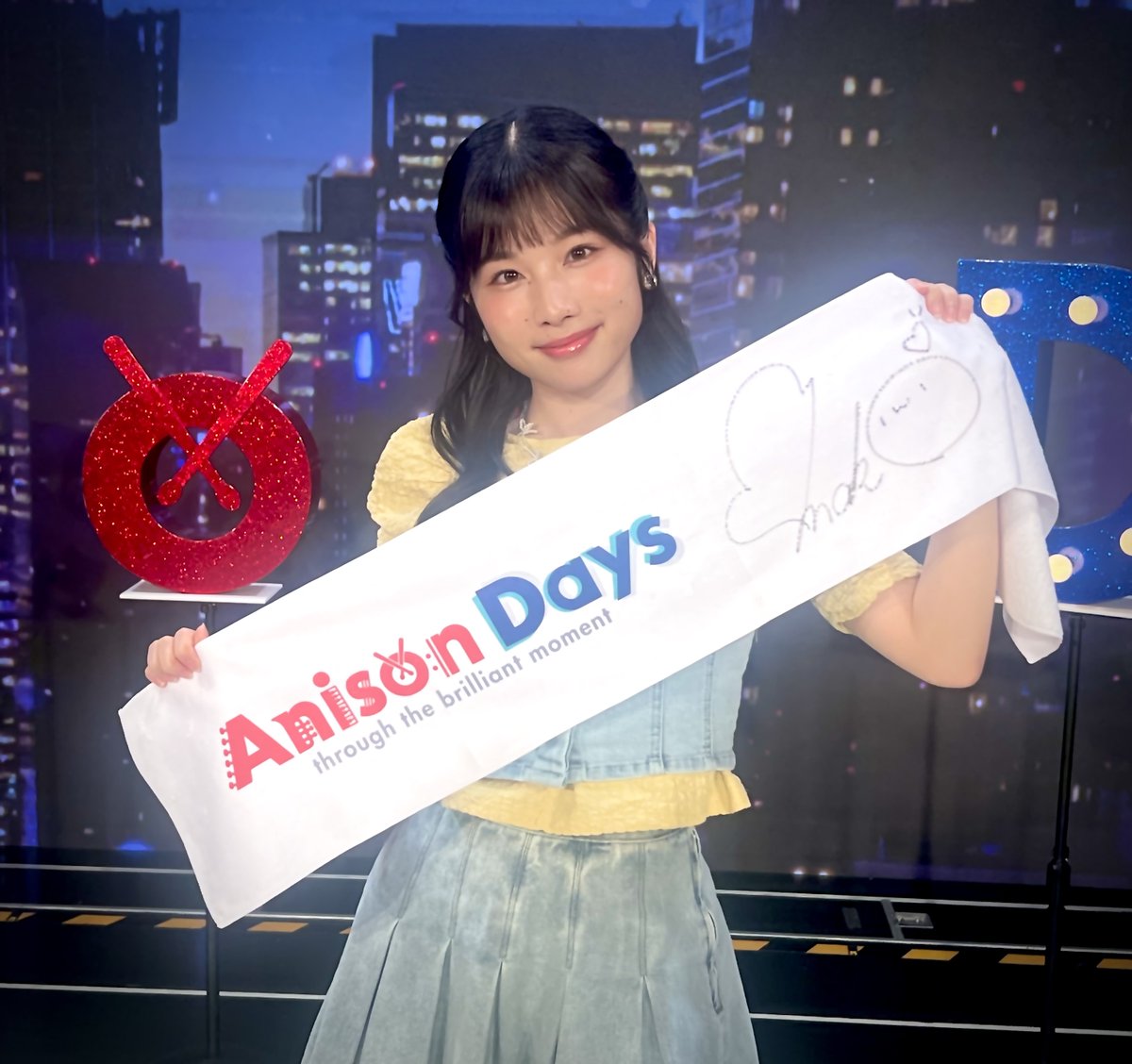 AnisonDays_BS11's tweet image. 【#岬なこ さんサイン入りタオル1名様にプレゼント🎁】
応募方法:@AnisonDays_BS11へのDMで「岬なこさん プレゼント希望」と明記、公式Xをフォロー&リポストのうえご応募ください
※当選者の方にはDMにて連絡をさせていただきます
@MisakiNako_
@MisakiNakoSTAFF
@hiloko_m
@raintreemikio…