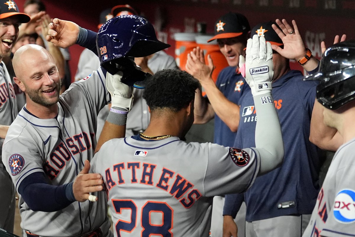 kevinsjuts's tweet image. Brice Matthews 5th MLB game:
2-4, 2 HR, 5 RBI, 2 R
@1011_News coverage: 1011now.com/2025/07/22/mat…
📷credit: @AP