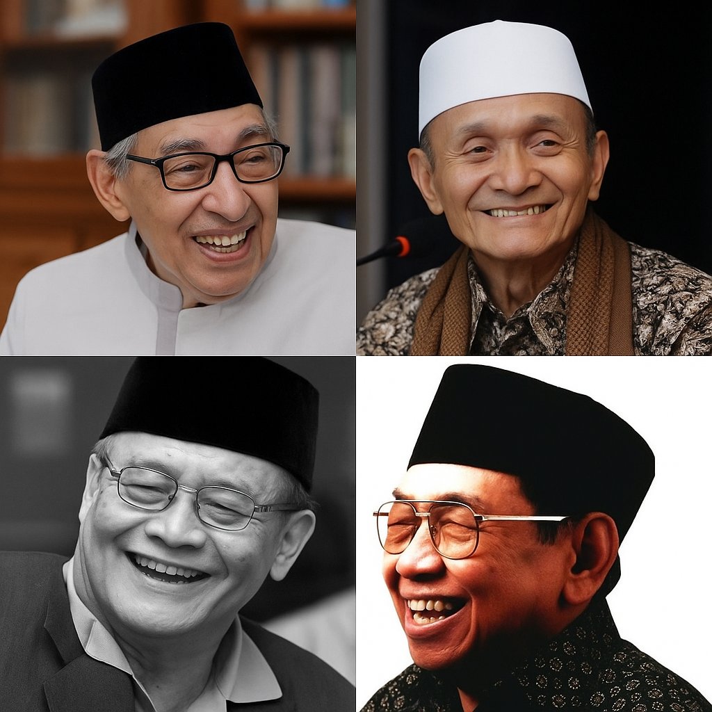 Sentjoko's tweet image. Agama (tidak semuanya) mengkorupsi pikiran, memanipulasi pikiran dan mengendalikan pikiran.
Bila tidak, bagaimana bisa empat tokoh alim-berilmu ini, percaya kesemprulnaan iman mereka mewajibkan mereka mencintai manusia paling semprulna, melebihi mereka mencintai keluarga…