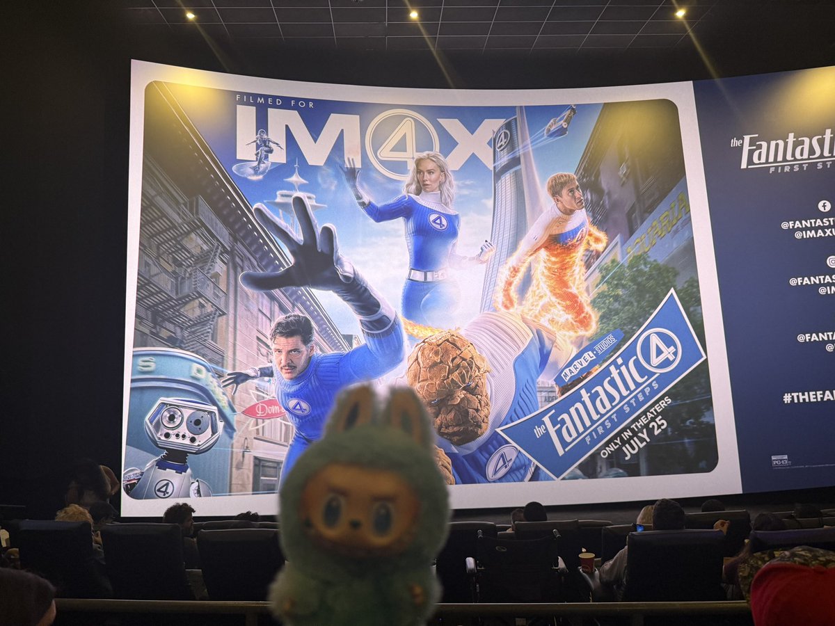 MaggieM_in_LA's tweet image. ‘THE FANTASTIC FOUR: FIRST STEPS’ is a great family movie with stunning visuals and attention to details set designs. Love #TheFantasticFour mansion and color of the film ! #Herbie and the baby are both really cute . 🥰 See it on IMAX!
By the way , every mother needs a Robot…