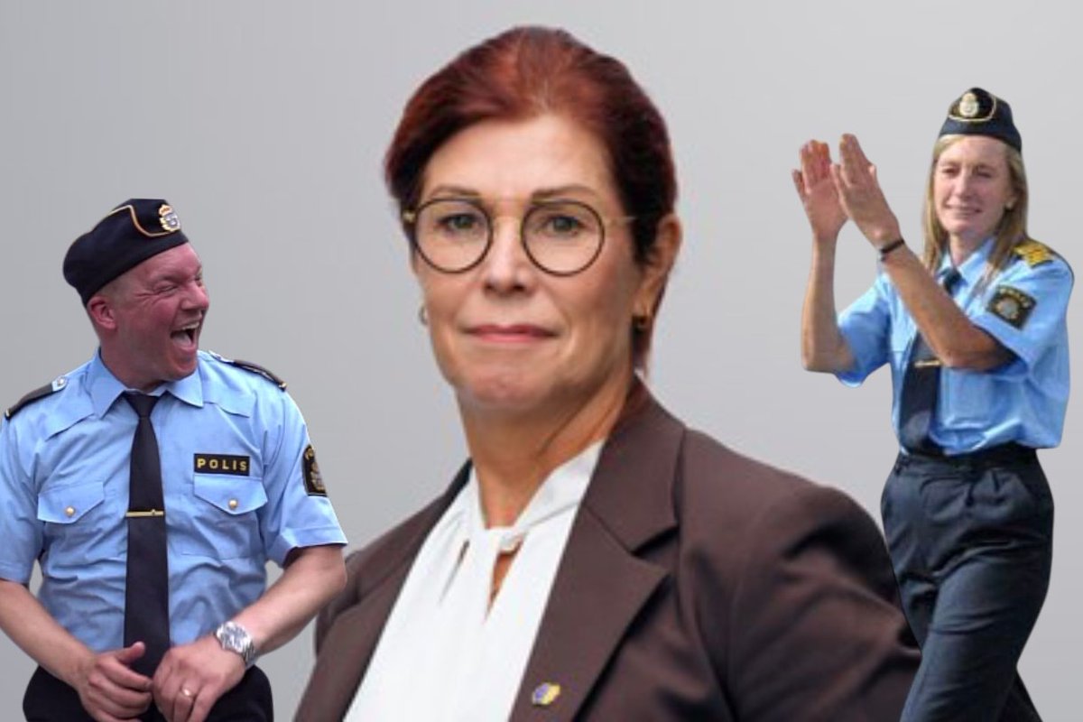 NEJ!!! Poliser ska inte dansa runt i Pridetåg med uniformen på oavsett om dom är i tjänst eller inte.
Vilken respekt tror du att gängkriminella har för sådana poliser?
Varför ska polisen ha uniform om dom inte är i tjänst? 
Polisförbundets ordförande, Katharina von Sydow, anser