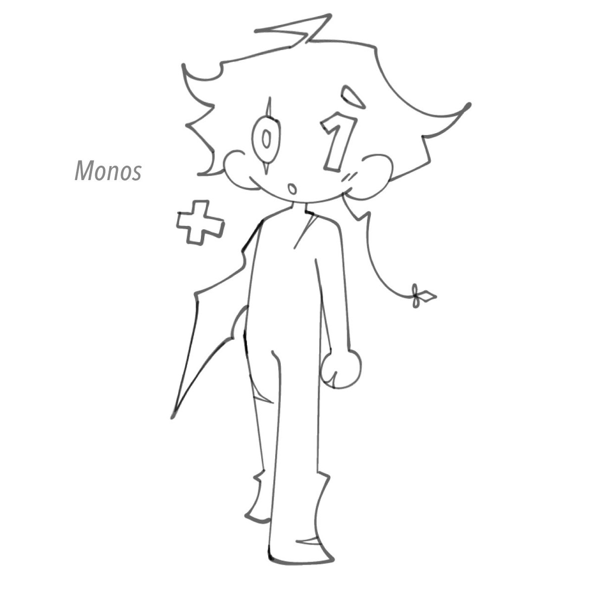YuriTheRabbit's tweet image. Off topic with Forsaken.
Meet my ocs! Silly things hehe...
Monos, Dyad and Trinus. Theyre dont have gender tho.
Maybe I'll redesign Trinus, their look's kinda boring...
#ocs