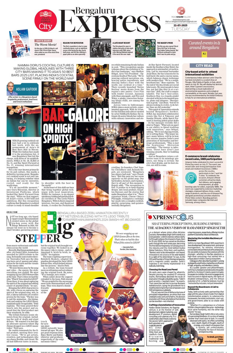 Here's a preview of today's #CityExpress. For more, visit : newindianexpress.com/cities/bengalu…
🎨 Arun Kumar