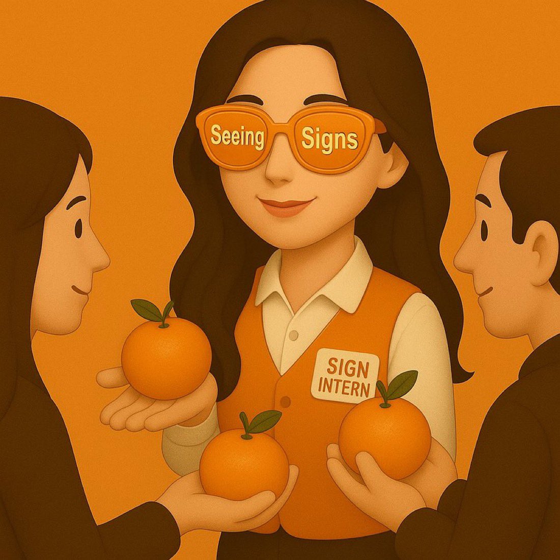 <a href="/Eumil1999/">Eumil.Signcares🧡👀🇵🇭</a> <a href="/0xzoe_im/">Zoe Chen 🧡👀</a> <a href="/ClaireMa12/">clairemxd.eth the "product" turtle</a> <a href="/realyanxin/">Xin (Shin) Yan 閻欣</a> <a href="/roguescholarbro/">Megan W 🧡👀</a> love the graphics! 

the orange-giving is so cutesy, so mindful, so demure 👀🧡🍊