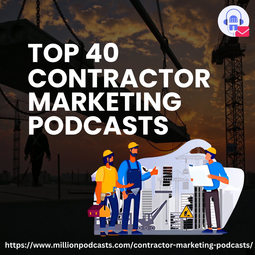 MillionPodcasts's tweet image. 🎧 Top 40 Contractor Marketing Podcasts of 2025! 🎧
🔗 Full list here: millionpodcasts.com/contractor-mar…
Boost your contracting business with top marketing insights, growth hacks, & sales strategies from industry experts! 🛠️📈
🎧 Why use this list?
✅ Direct access to contractor…