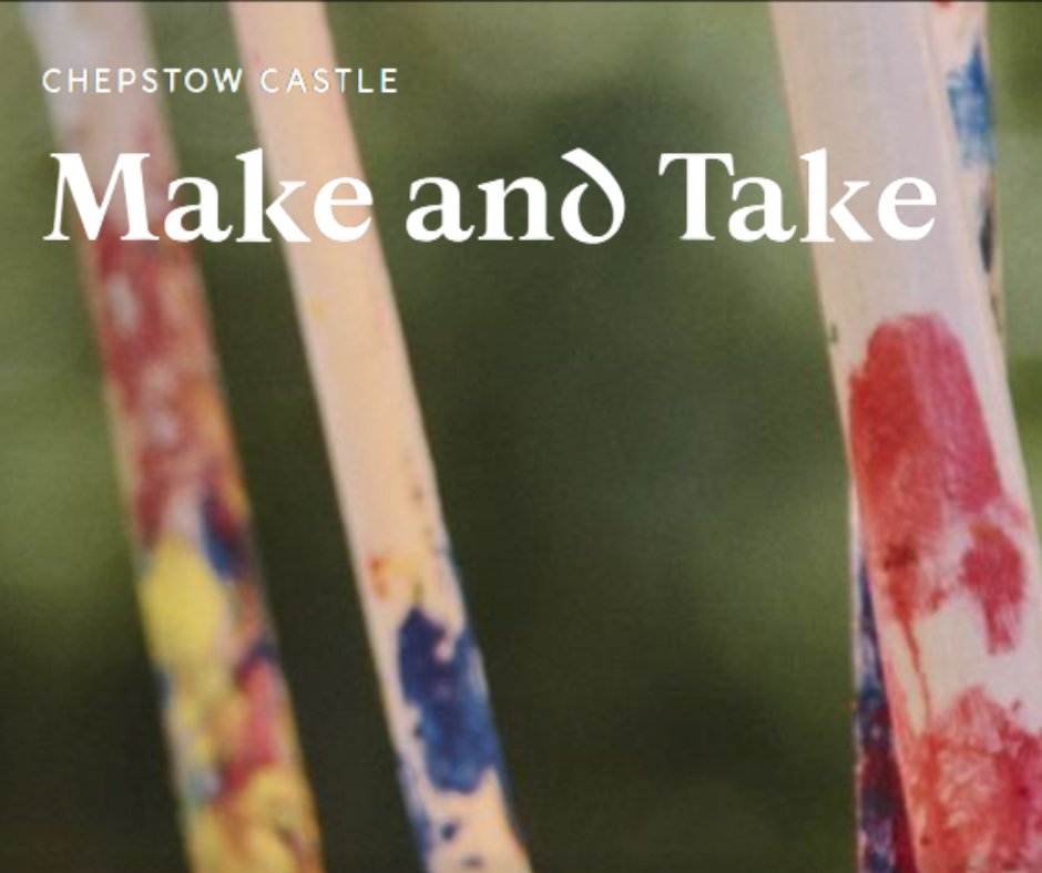 ChepstowTC's tweet image. Looking for fun ways to keep the kids entertained over the holidays? Cadw’s got you covered!
Every Wednesday during the school summer holidays
10am – 4pm
Chepstow Castle
No need to book, just drop in!
Make and Take | Cadw