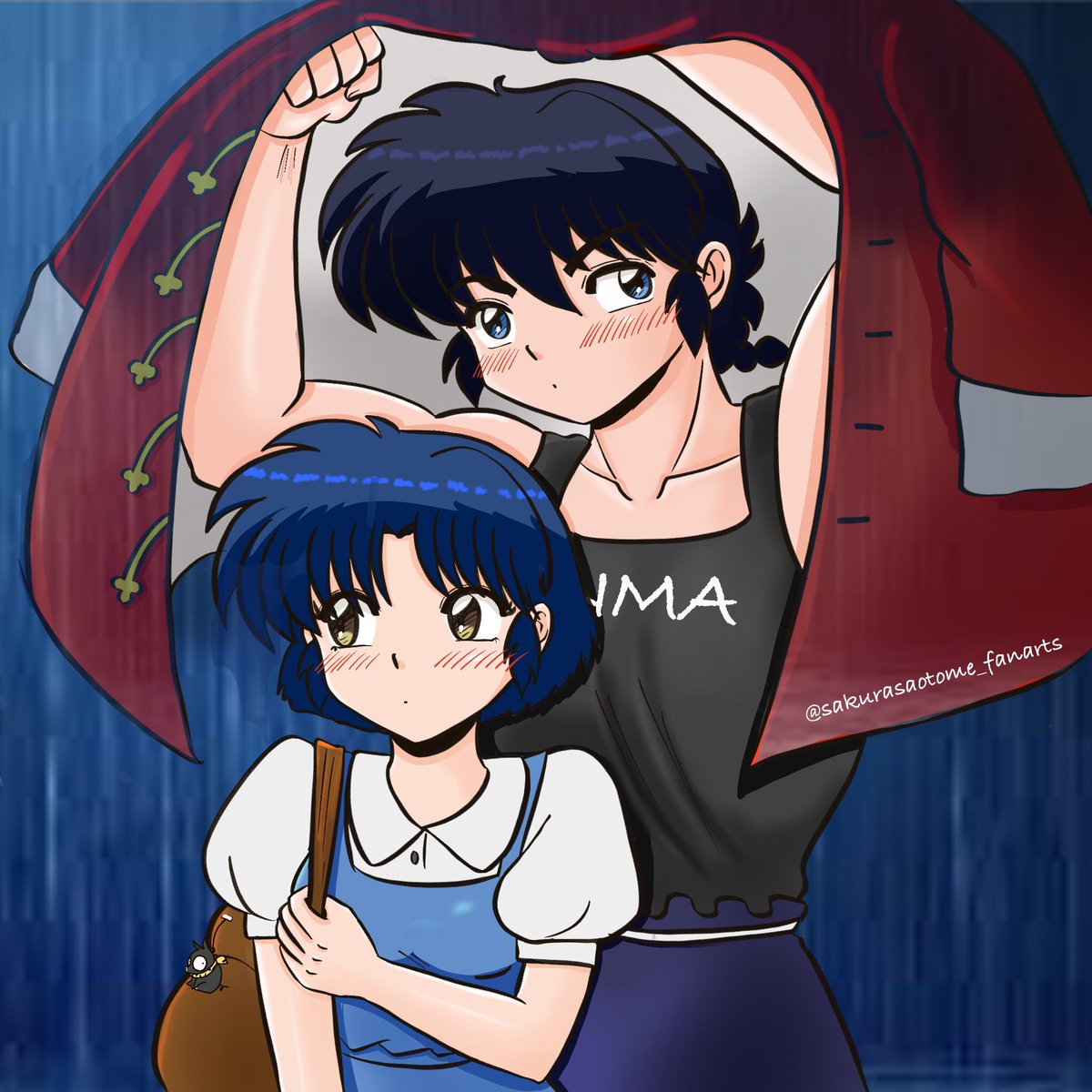SakuraSaotome1's tweet image. Esta es mi participación en la #RankaneWeek2025 de @MundoFanficsIyR Espero que os guste ❤️
Día 2 #Cuando_Cae_La_Lluvia