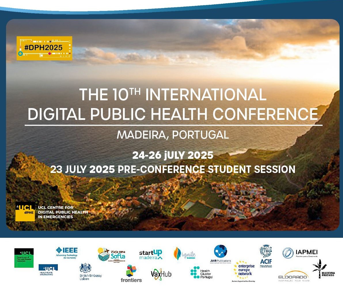 We’re excited to share that Miriam Cabrita will be presenting our work at the Digital Public Health Conference on July 26 in Madeira. Her session will highlight how participatory research and literature review can support responsible, patient-centred AI in HF. 
#DPH2025