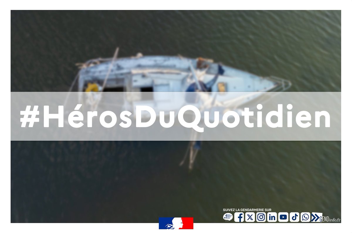 Gendarmerie's tweet image. #HérosDuQuotidien ⛵️ En #Corse, un voilier italien avec 3 personnes à bord lance un SOS, leur bateau prend l'eau.
Les #gendarmes de la brigade nautique, avec une carabinière italienne 🇮🇹, interviennent rapidement.
➡️ Voilier sécurisé et passagers sauvés.