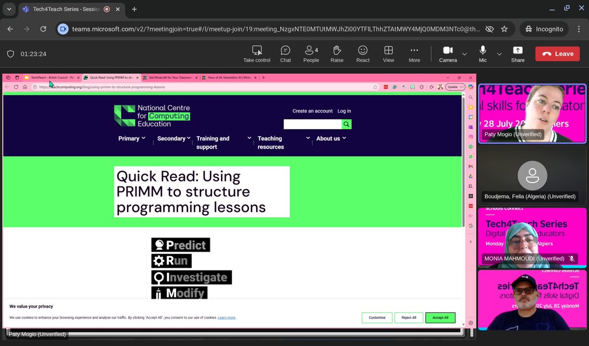 MrLovellComp's tweet image. Getting ready for our 🆓 online Tech4Teach workshop on 28th July with @dzBritish and my friends @Patymogio & @mannou77 👍😁 To join our workshop sign up here - its going to be awesome!: 👉 forms.office.com/pages/response…