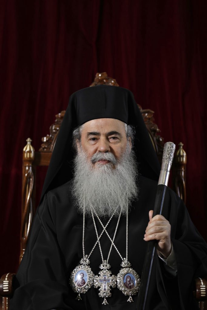 CatholicSat's tweet image. Theophilos III, Orthodox Patriarch of Jerusalem on his recent visit to Gaza: “There, we encountered a people crushed by the weight of war, yet carrying within them the image of God. Among the broken walls of the Church of the Holy Family and the wounded hearts of its faithful, we…
