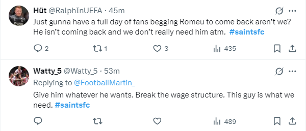 tomrayner11's tweet photo. #Saintsfc timeline sometimes is amusing 😂 https://t.co/9QWY2h5ci2
