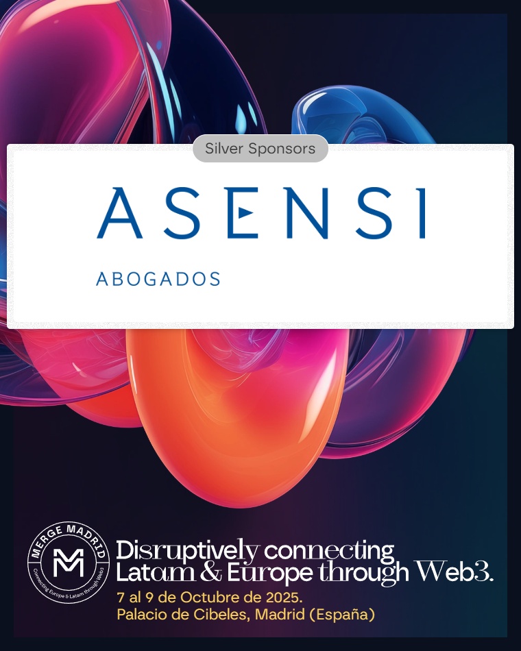 mmerge_io's tweet image. Asensi Abogados returns as a Silver Sponsor at MERGE Madrid!
Last year, Marina Villalonga brought sharp insights on how MiCA regulation is reshaping the EU online gaming landscape—reinforcing Asensi’s role at the forefront of gaming law and regulatory compliance.
🎟️ Join MERGE…