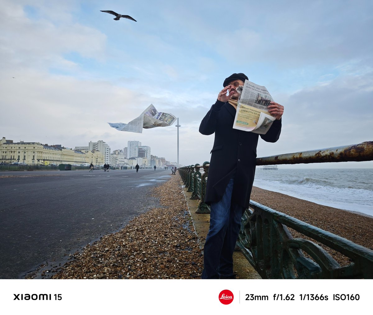 XiaomiIndia's tweet image. That precise instant when the wind took over, and the world stood still for a photo.
From the grit on the promenade to the texture of the sky, the #Xiaomi15, powered by Leica optics, captures it all with astonishing realism.
#ShotOnXiaomi #Xiaomi15Series #ThisIsIt