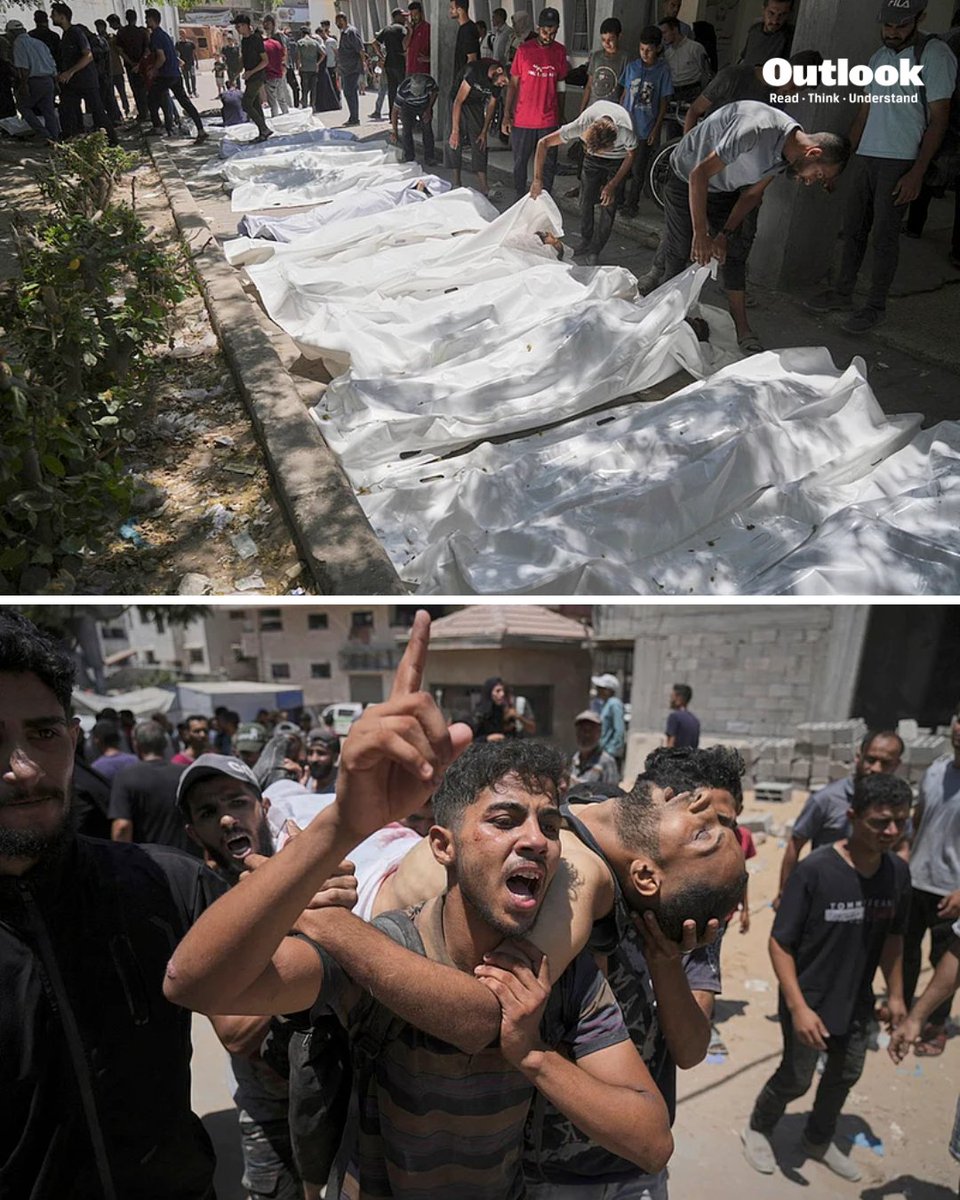 Outlookindia's tweet photo. #Gaza #Crisis #AidConvoy #Attacks #RaafatAlRubaie #ZikimCrossing #FamineInGaza #HumanitarianCrisis #Israel #Palestine #Starvation https://t.co/ymxIzUbDxF