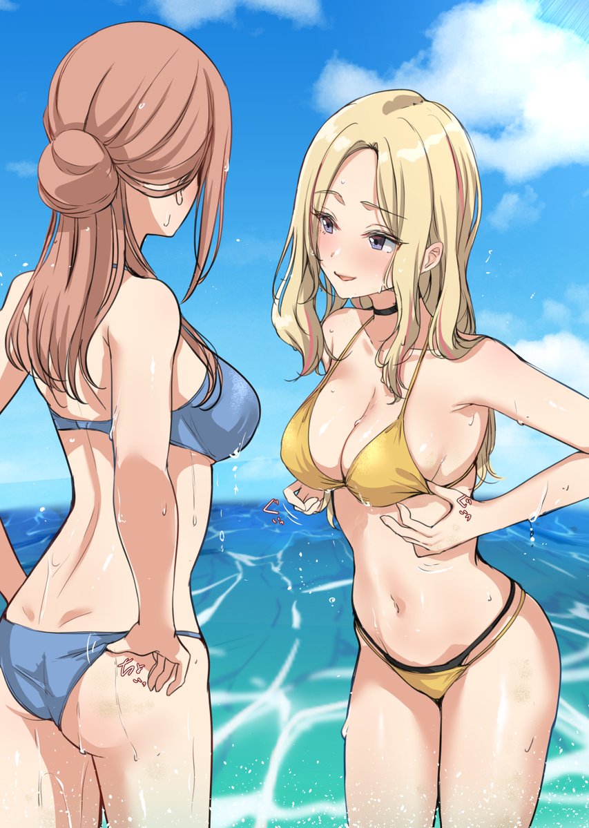 murabitoufu's tweet image. 水着を直すだけのKENZENなシーン