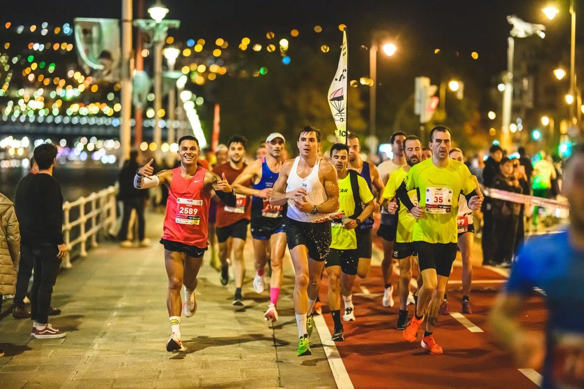 Luces de la ciudad.

#RunjoyBilbao