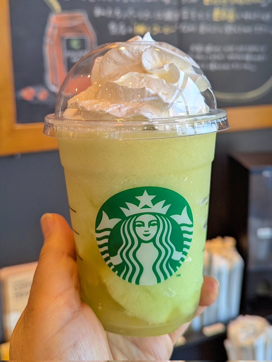 makorin_penko's tweet image. スタバ初！のマスカットフラペ
夏が来た〜！