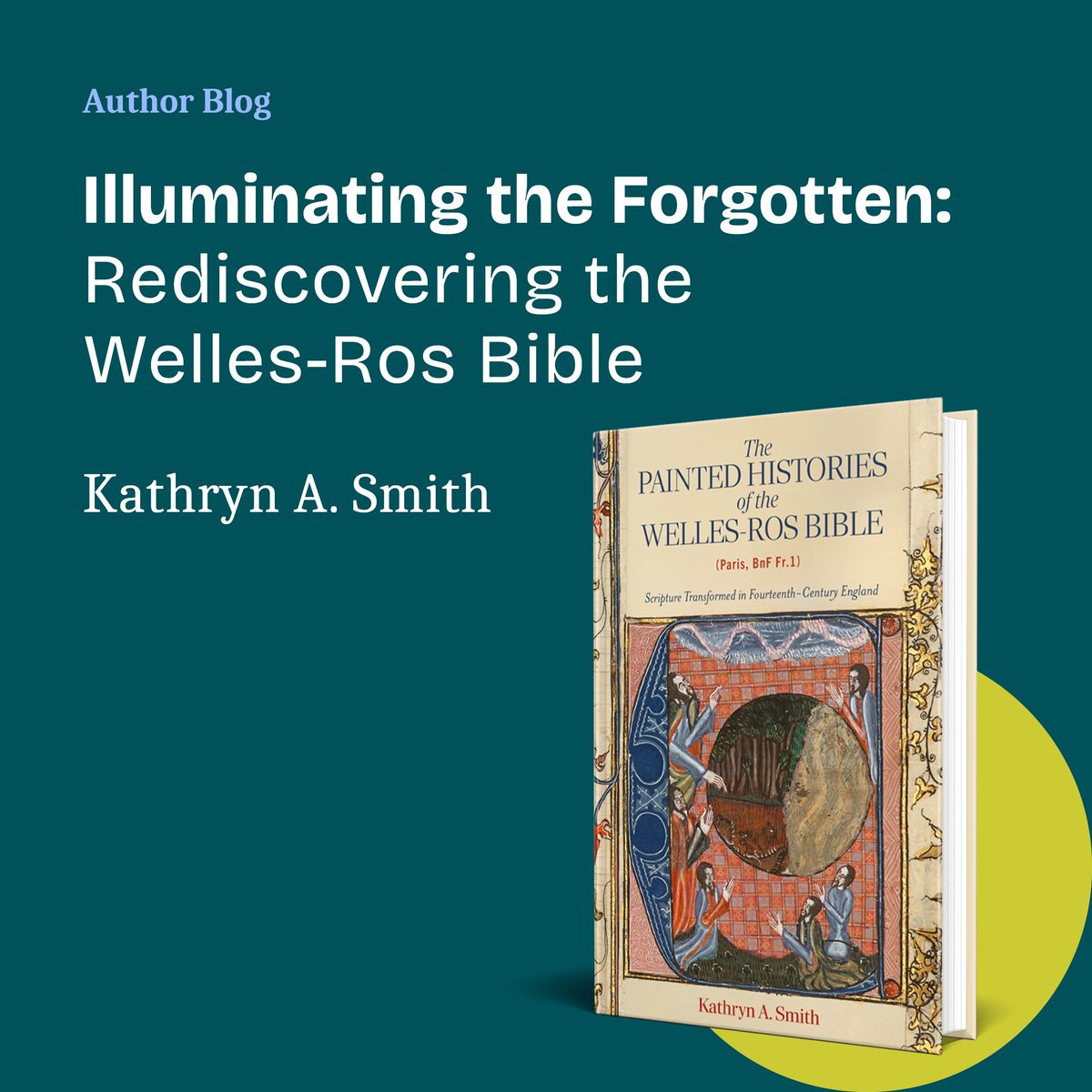 In this blog post, Kathryn A. Smith tells us about her research into the lavishly illustrated Welles-Ros Bible. Read the blog ➡️ buff.ly/9AVpz9x #twitterhistorians