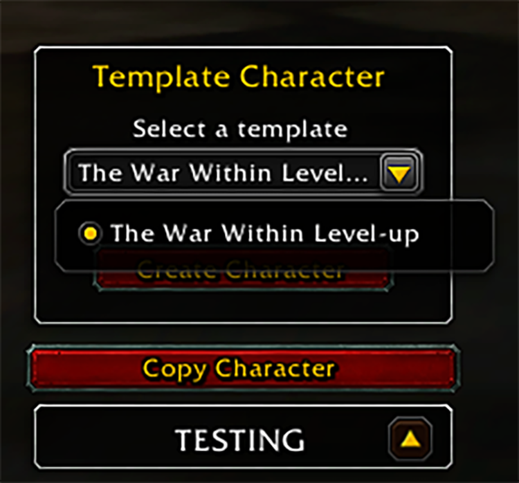 MrGMYT's tweet image. Why has there never been an option to create level 80 premades on the PTR? It doesn’t make sense