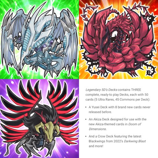 TCG速報】 海外のLegendary 5D's Decks 公式ページの更新で全収録