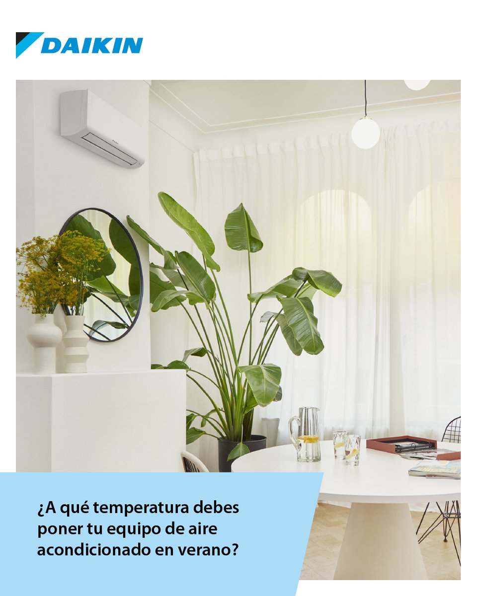 Debes procurar que haya una diferencia de unos 4 ºC entre la temperatura exterior y la interior. Por ejemplo, si fuera hace 32°C, poner el aire a 26°C es una opción saludable y eficiente.

💡 Así evitas contrastes bruscos, cuidas tu salud y también ahorras energía.