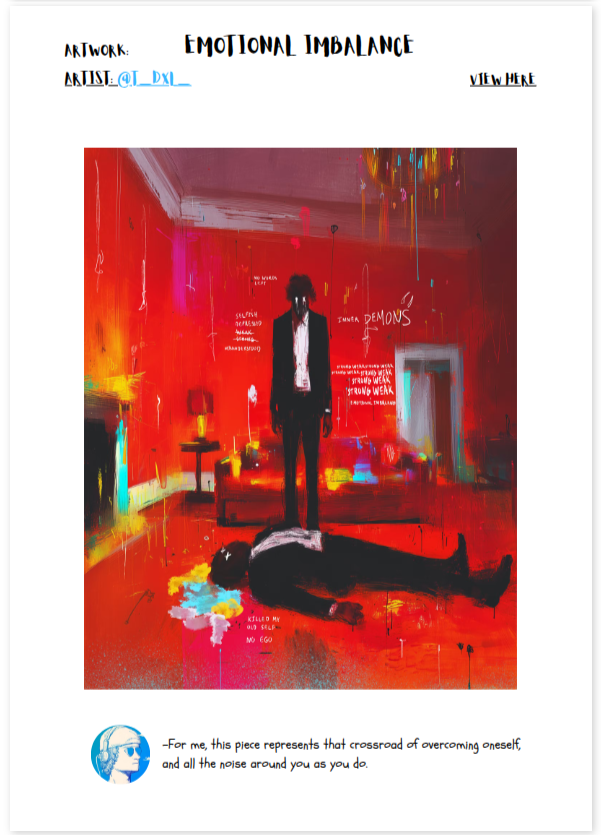 The <a href="/TwistedTweakNFT/">Twisted Tweaks</a> community loves art and sharing it with others.

Find out what other artworks joined Emotional Imbalance by <a href="/T_Dxl_/">Dxl</a> in our latest issue of Tweak

Read for free on <a href="/niftytales/">Nifty Tales ✨📚</a> 
niftytales.xyz/books/687ea0f1…