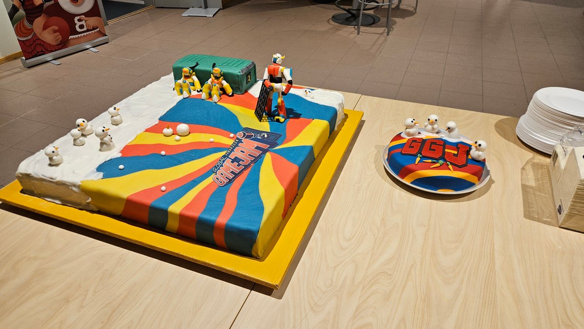 ⭐ Throwback to Global Game Jam 2024! ⭐

The cake at Global Game Jam Hamar, Norway 🎂 

🔗 Play 2025 games at: buff.ly/lbyoRL9 

#GameJam
#GameDev
#IndieDev
#Impact
#Community
#indieGames