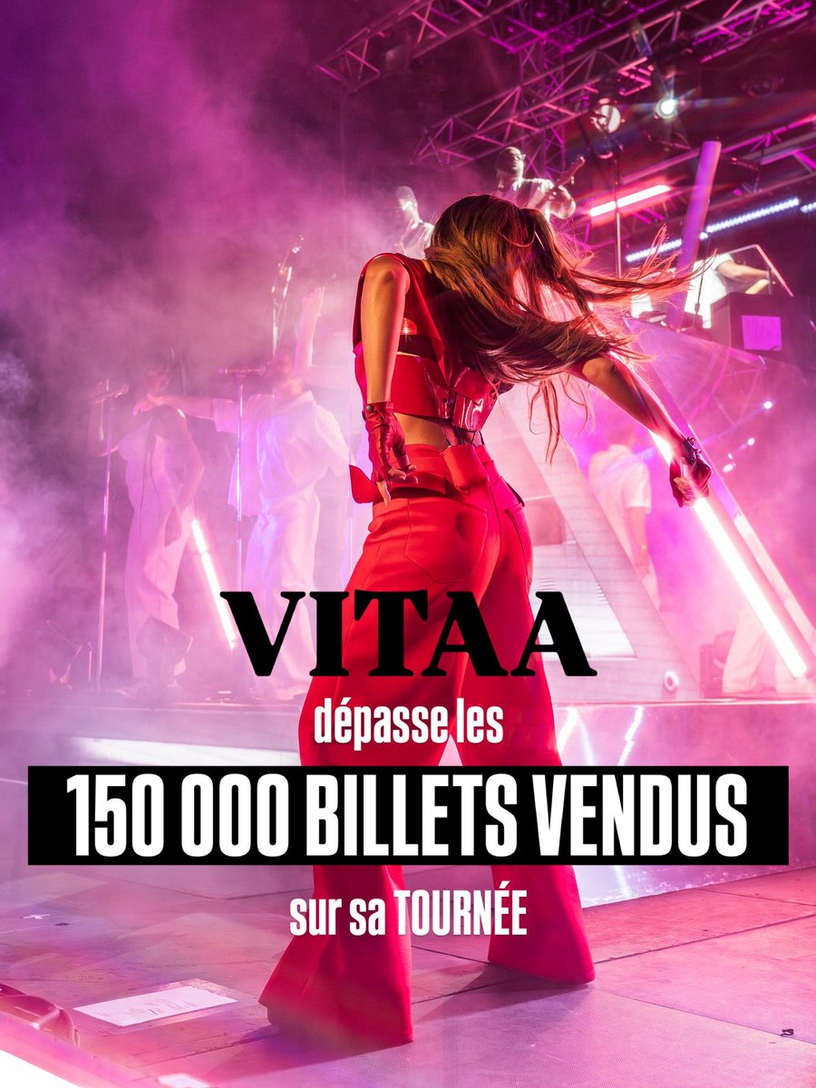 Je suis si fier de toi ma #Vitaa ♥️
La discipline est le pont entre les objectifs et les résultats et on ne va pas s’arrêter là. 
Si Dieu veut, l’histoire continue. 🫱🏼‍🫲🏽🏟️