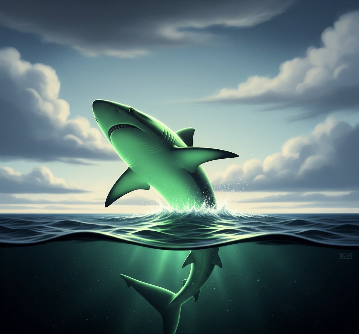 bitcoinboog's tweet image. top of it 🦈