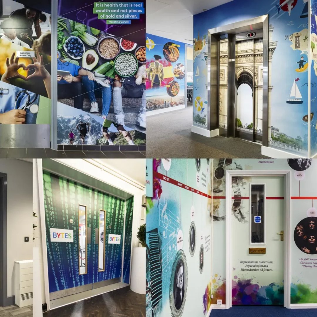 Doors are more than just entry points—they’re prime real estate for purposeful design. Use your doors to support wayfinding, reinforce subject themes, and get pupils in the right mindset before they even step into the room: tinyurl.com/5dfxr8f4  #PromoteYourSchool