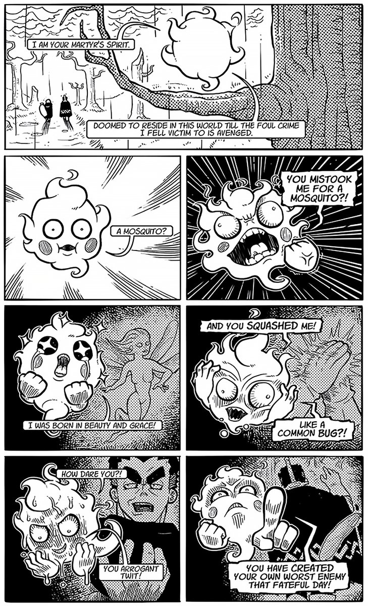 AndyGrail's tweet image. The greatest villain origin story.😉
Check out the most recent chapter of Grimm's Edge:
👉 tapas.io/episode/3533644
Don't forget to Like, Follow, and Share.
#indiecomic #fantasy