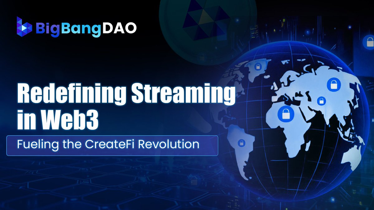 BigBang_DAO's tweet image. π₯ Streaming is changing β and BigBangDAO is leading the charge.
Weβre not just watching content.
Weβre powering the CreateFi revolution.
Decentralized. Rewarding. Borderless. π
#Web3 #CreateFi #BigBangDAO