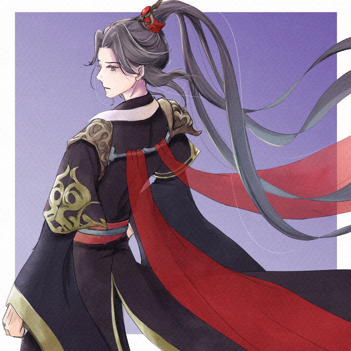 itHayuRi's tweet image. 今の限界、もっかいがんばる（振り向きざまに鐘を叩き斬る素敵ｱﾆちんをまんふぁびじゅで描きたい）