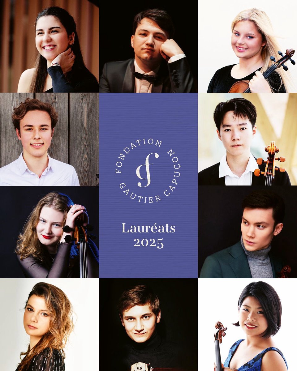 FondationGC's tweet image. C’est avec bonheur que nous accueillons la 4e promotion des lauréats de la Fondation Gautier Capuçon. 
Nous vous présentons : Duru, Adrian, Sofie, Shicong, Oliver, Rino, Jan, Maya, Charlotte et Gatien ! 3 pianistes, 3 violonistes, 3 violoncellistes 1 altiste.

@GautierCapucon