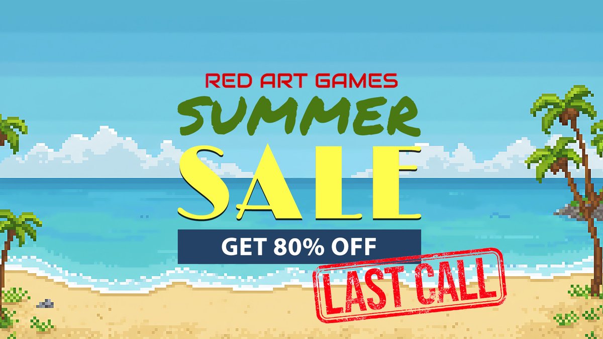 RedArtGames's tweet image. It's the last hour to take advantage of our sales! 😳
redartgames.com/38--summer-sal…