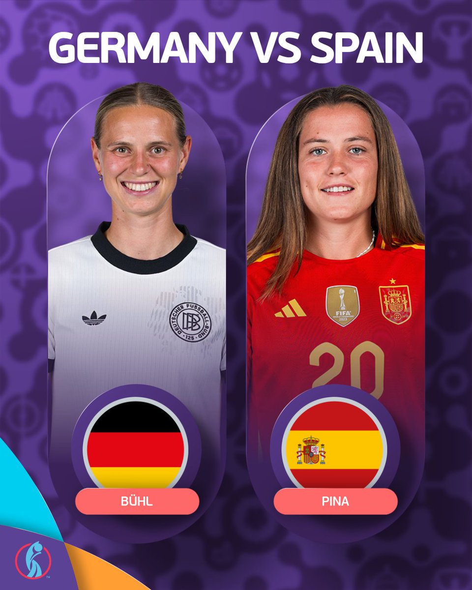 WEURO2025's tweet image. 🇩🇪 Bühl 🆚 Pina 🇪🇸
Who will take the last spot in the final?
#WEURO2025