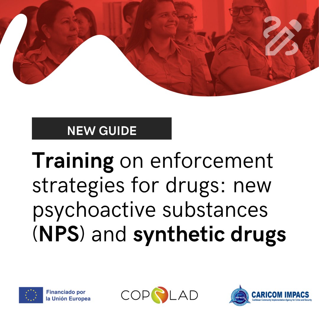 ProgramaCOPOLAD's tweet image. 📖 New publication out now!

"Enforcement strategies for NPS &amp;amp; synthetic drugs"

Based on expert training in 🇹🇹 Port of Spain, with @CARICOM_IMPACS &amp;amp; Italy’s DCSA 🇮🇹

🔗 Download here: f.mtr.cool/bmndqxfifd

#DrugPolicies #SyntheticDrugs #NPS