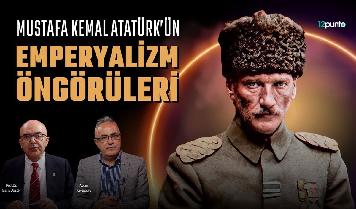 12puntocomtr's tweet image. 📍Mustafa Kemal Atatürk, sadece bir komutan ya da devlet adamı değil, aynı zamanda güçlü bir stratejist ve düşünürdü.
🗣️Bu belgesel serisinin ilk bölümünde, Prof. Dr. Barış Doster’in sunumuyla, araştırmacı-yazar Aydın Keleşoğlu (@aydin_kelesoglu) Atatürk’ün Ortadoğu’ya ve…