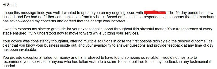 scott_expert's tweet image. I helped this woman secure a full £990 refund for an online course she paid for which was part of a sophisticated scam. Whether it's a parking ticket, faulty goods or online courses - I can help you get the outcome you deserve.
#TuesdayTestimonial #WinWithScott