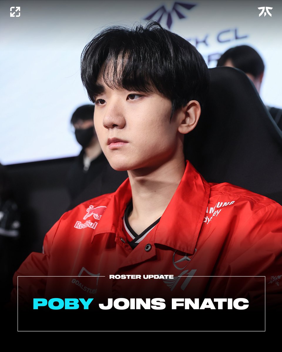 lolesports's tweet image. Poby joins FNC as Humanoid moves to the inactive roster.