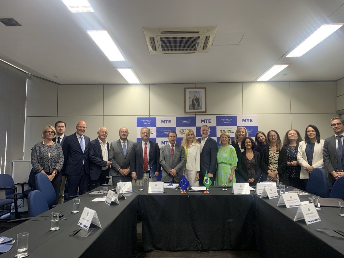 UdoBullmann's tweet image. Inspiring first day of our INTA Committee mission to Brasilia and fruitful exchanges on how to expand the partnership between #Brazil and the EU with
Marian Schuegraf, EU-Ambassador in Brazil;
Luiz Marinho, Minister for Labour and Employement;
Geraldo Alckmin, Vice President…