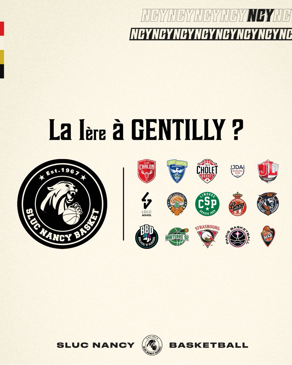 Le reveal du calendrier est à 18h ce jour ! 🚨

Qui affronterons-nous pour la 1ere à Gentilly ? 😍
Quel match attendez-vous le plus ?

#GoSLUC