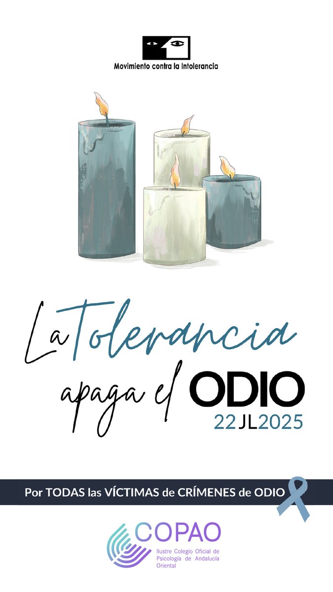 COPORIENTAL's tweet photo. Hoy es el Día Europeo de las Víctimas de Crímenes de Odio en recuerdo de las víctimas del crimen #terrorista de Oslo y Utoya y de todas las víctimas de delitos de #odio. Un año más nos sumamos a la campaña ‘La tolerancia apaga el odio’ de @EducaTolerancia: https://t.co/GbEoOSz0ZE https://t.co/XimSEzr1bU