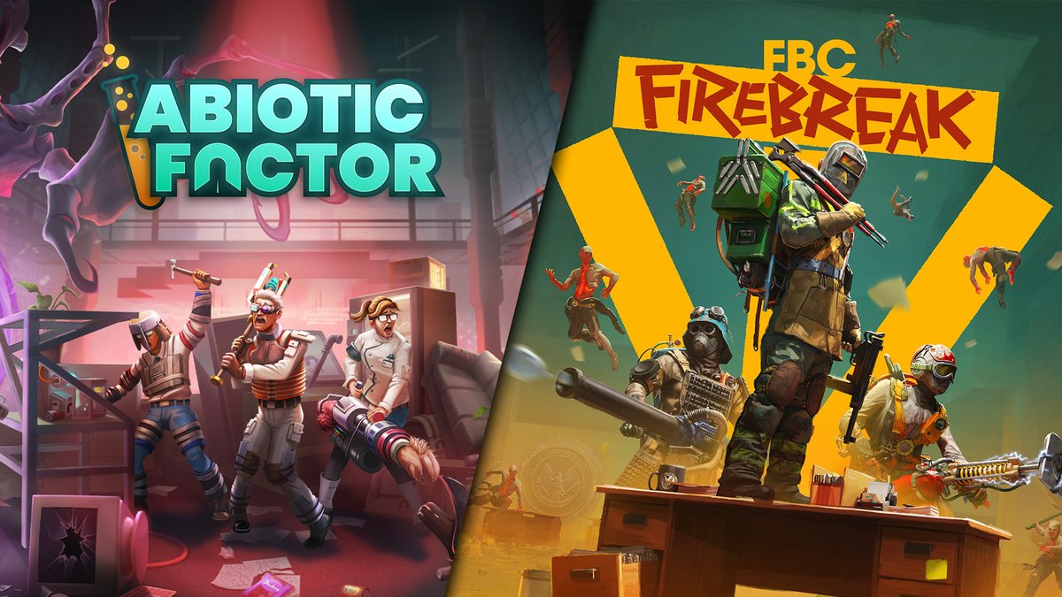 FBC: Firebreak ๐ป Control (@controlremedy) on Twitter photo Get FBC: Firebreak and <a href="/ABFGame/">Abiotic Factor</a> together in the Cooperative Chaos Bundle on Steam! Buying both games in the bundle will save you 10%. The bundle is live on Steam right now!
#FBCFirebreak Get FBC: Firebreak and <a href="/ABFGame/">Abiotic Factor</a> together in the Cooperative Chaos Bundle on Steam! Buying both games in the bundle will save you 10%. The bundle is live on Steam right now!
#FBCFirebreak