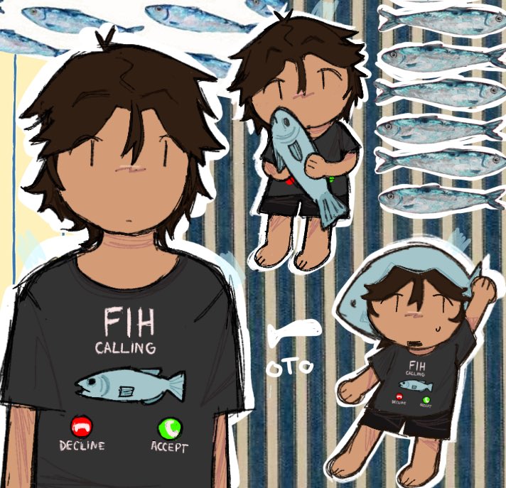 otomachii's tweet image. he picked it up im sure